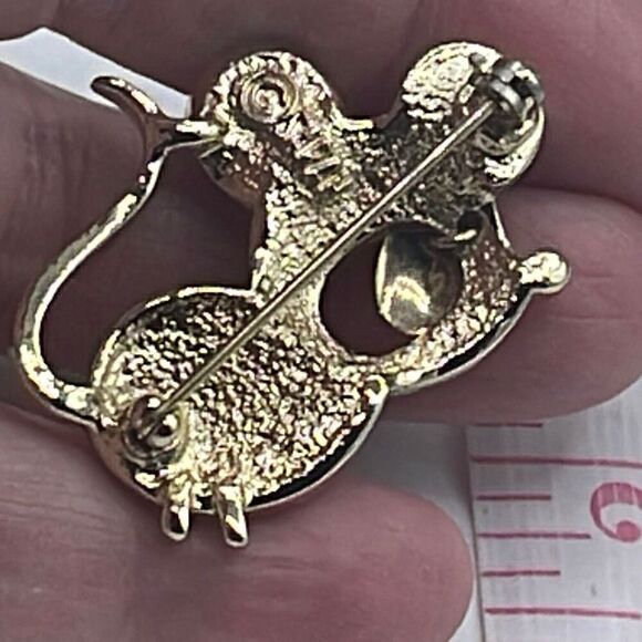Vintage Sarah Coventry mouse with moving eye brooch - Picture 10 of 11